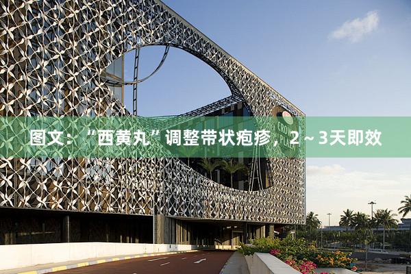 图文：“西黄丸”调整带状疱疹，2～3天即效